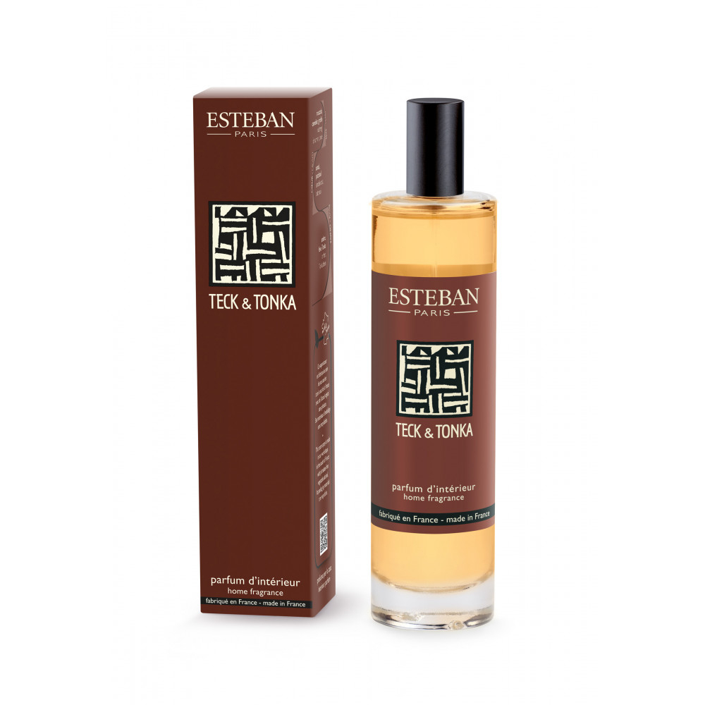 Parfum d'intérieur - Vaporisateur 75ml Teck&Tonka ESTEBAN, ESTEBAN