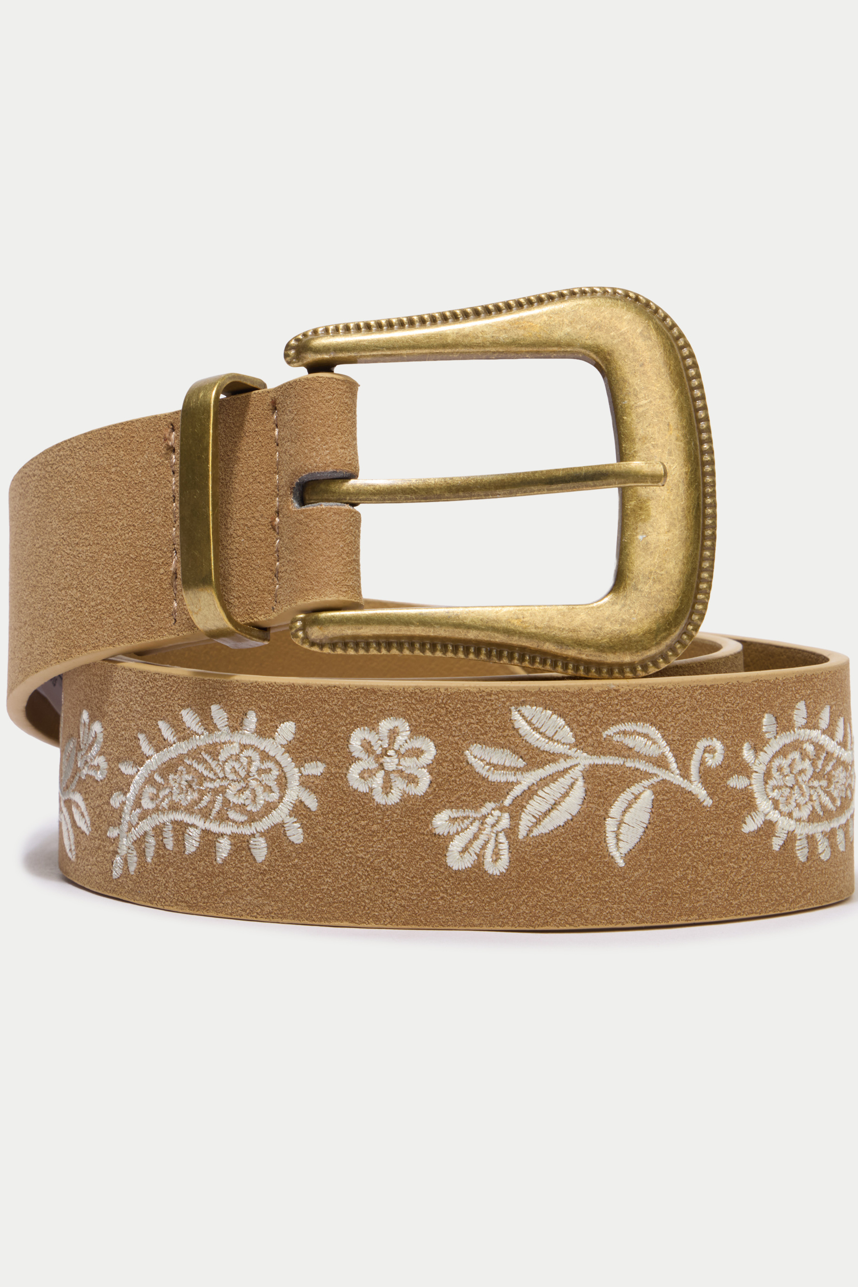 Ceinture large aspect daim broderie, CACHE CACHE