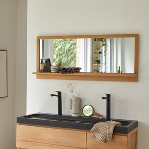 Miroir en bois de chêne Easy 120x50
