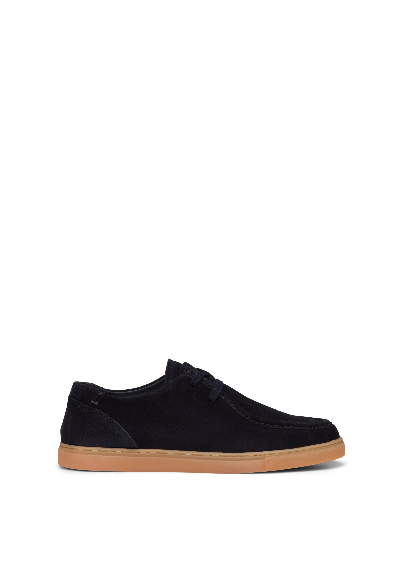 Mocassins modèle à carreaux style wallabee en cuir velours, MARC O'POLO