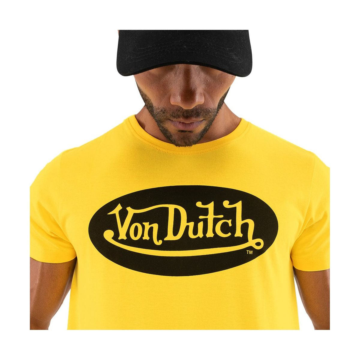 T-shirt Von Dutch homme col rond poche imprimée tête de mort Twain - Von  Dutch