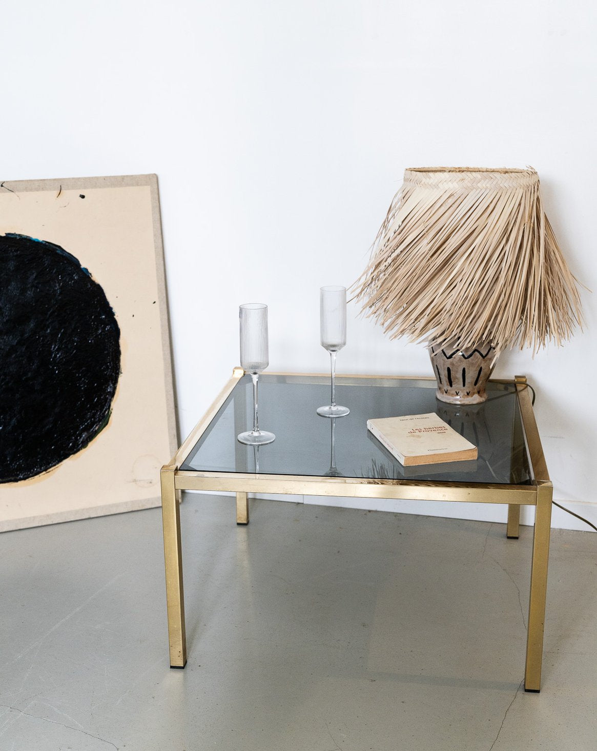 Table basse en métal Donna N°129 - Bon état, DEBONGOUT