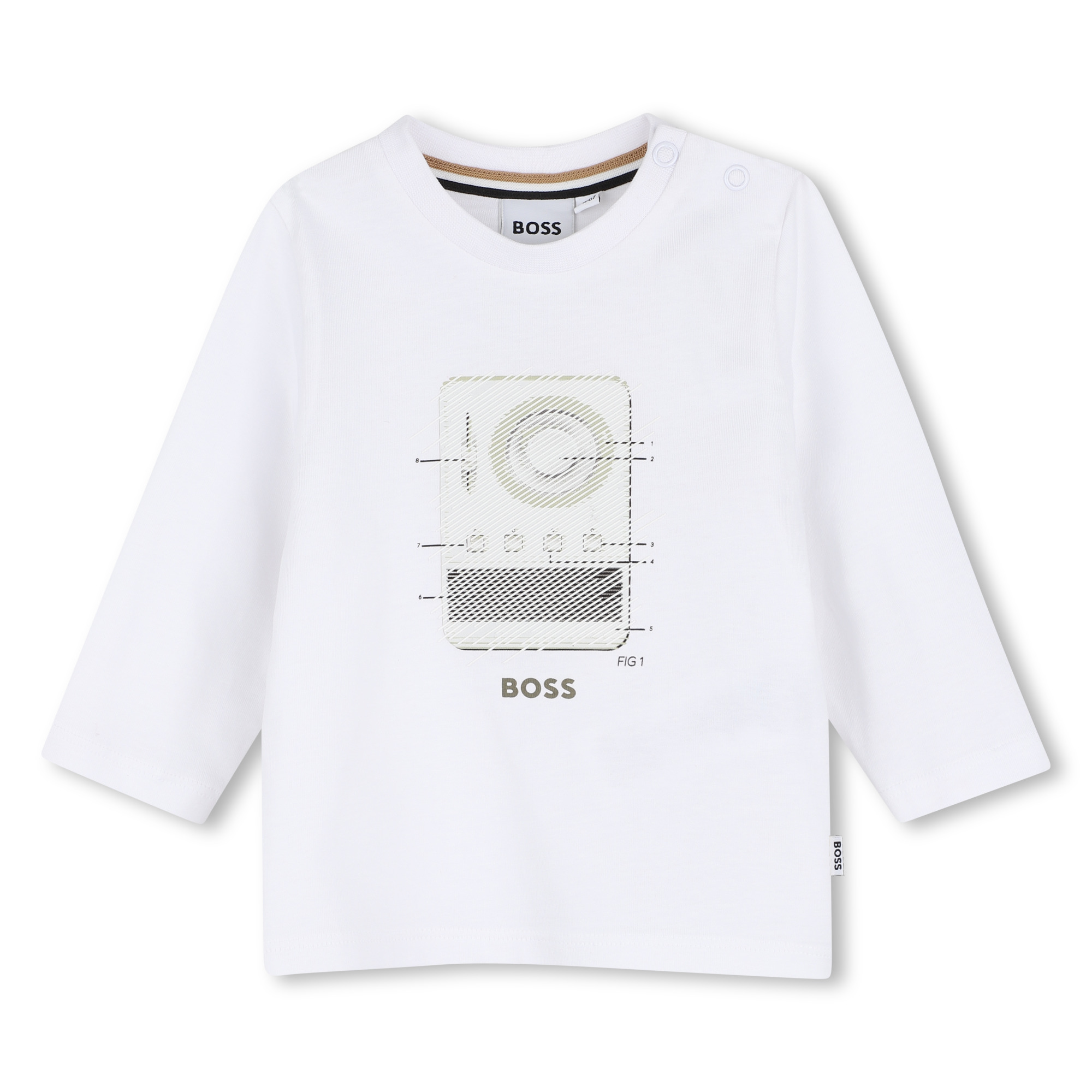 Tee-shirt manches longues, BOSS KIDSWEAR