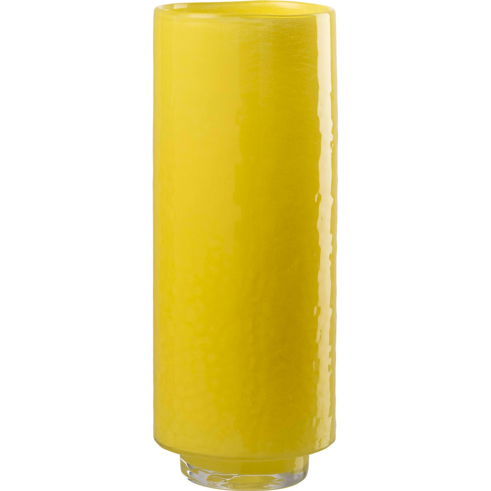 Vase cylindre en verre relief, RECOLLECTION