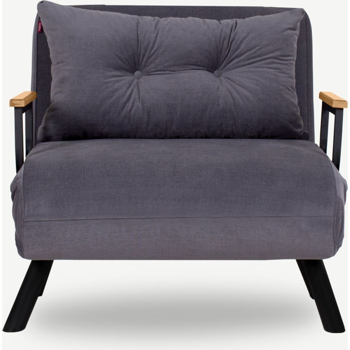 Fauteuil convertible avec dossier réglable en tissu - ENEA, HOMIFAB