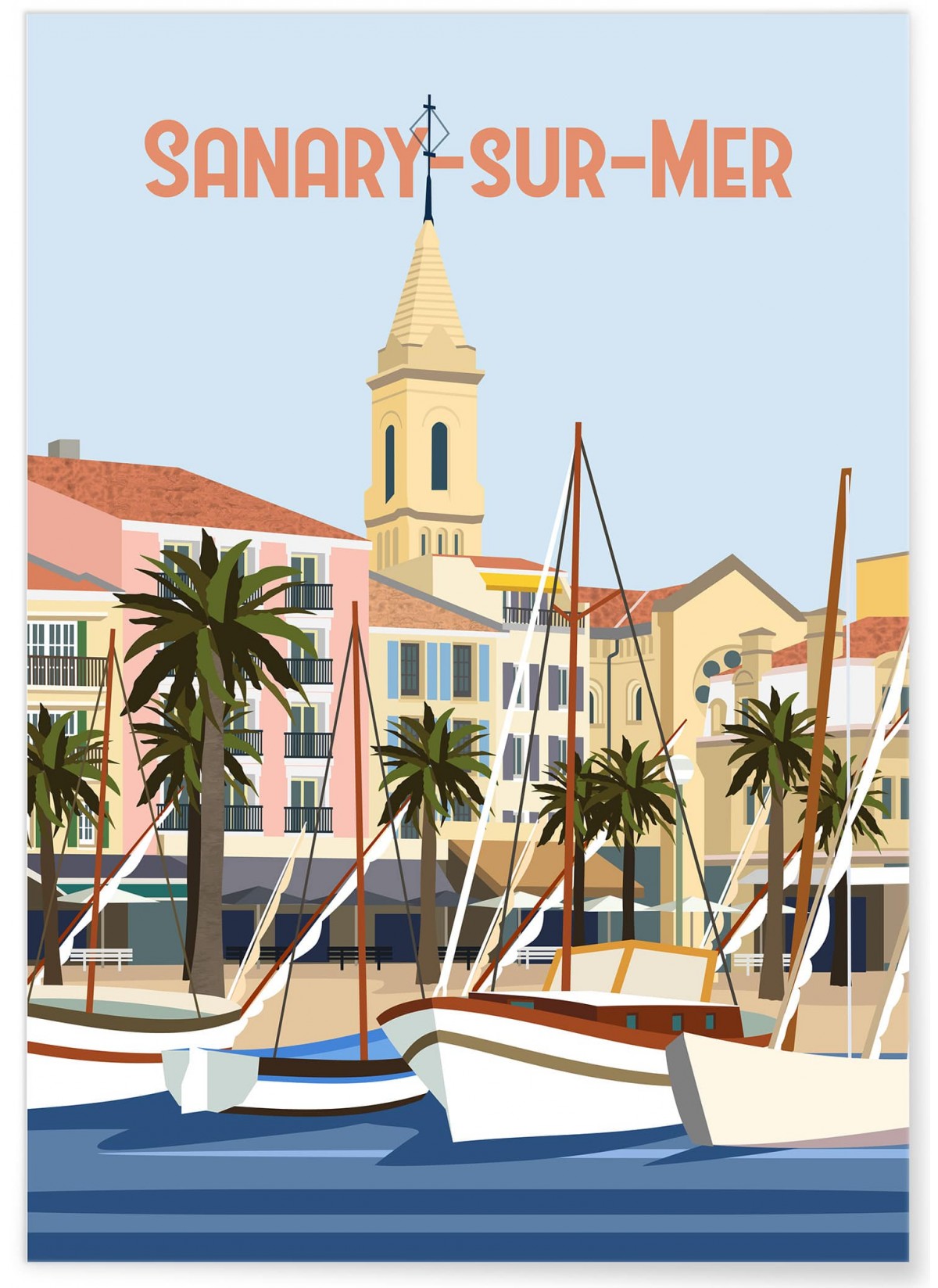Affiche ville Sanary-sur-Mer, L'AFFICHERIE
