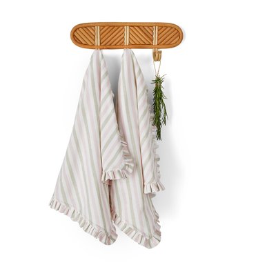 Set of 2 Bridget Striped 100% Woven-Dyed Cotton Tea Towels LA REDOUTE INTERIEURS