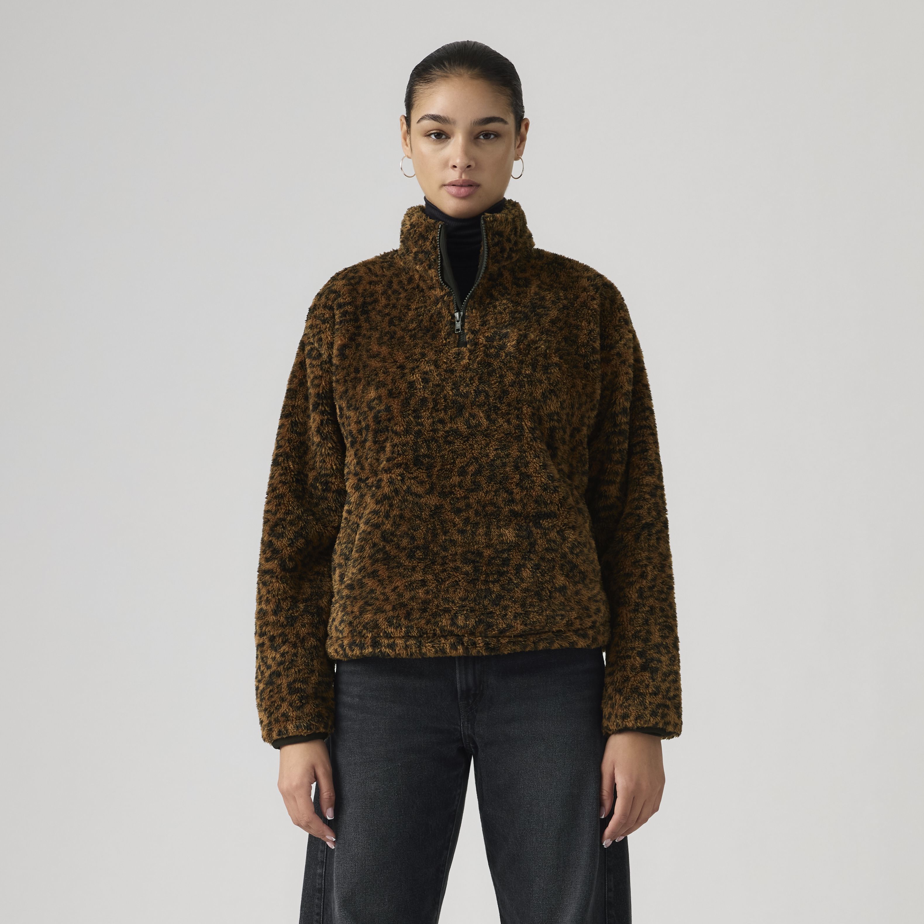 Sweat-shirt 1/4 zip Sherpa Gemma, LEVI'S