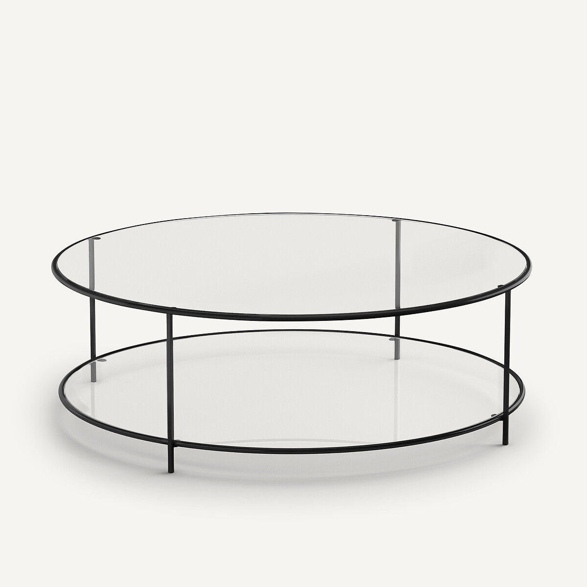 Table basse ronde verre trempé, Sybil, AM.PM