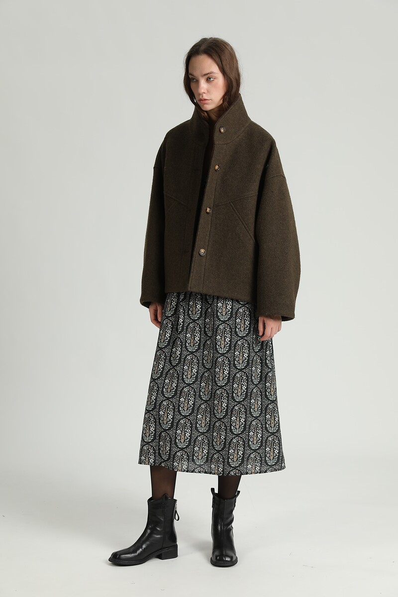 Veste en laine majoritaire, SEE U SOON