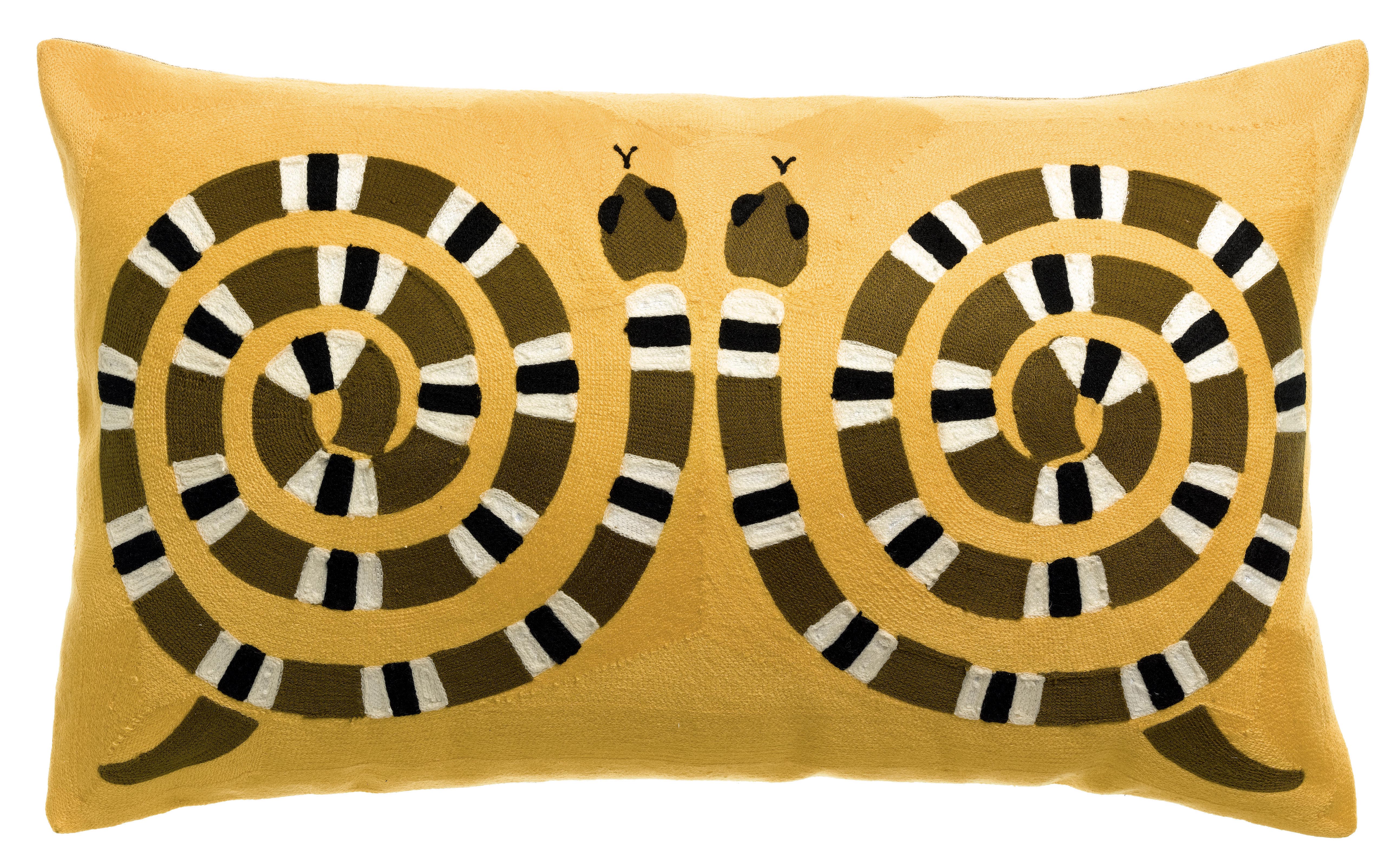 Coussin brodé Caresse Radieuse, EDEN