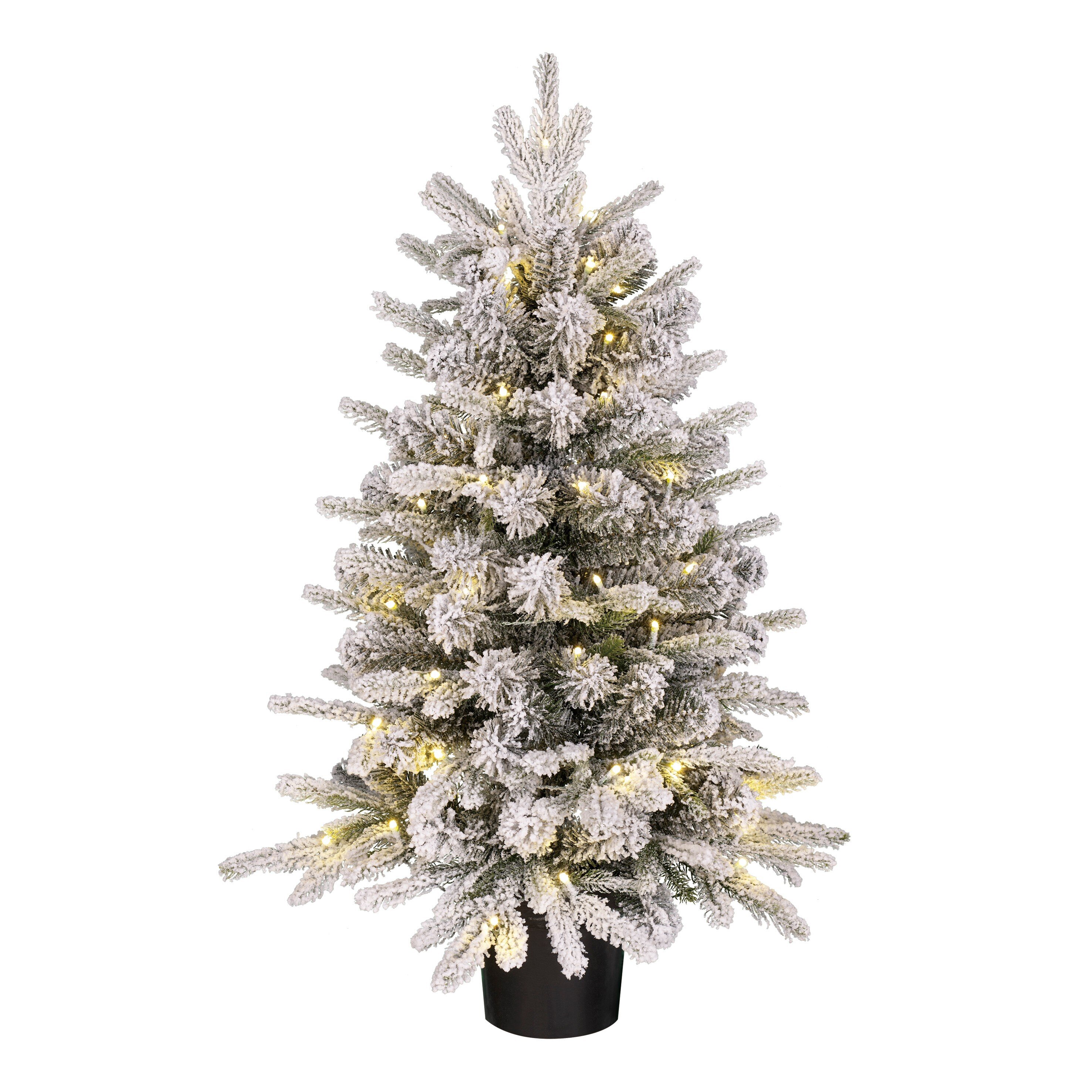 Sapin de Noël artificiel enneigé H90 cm GRIMSHAW, BLACK BOX TREES