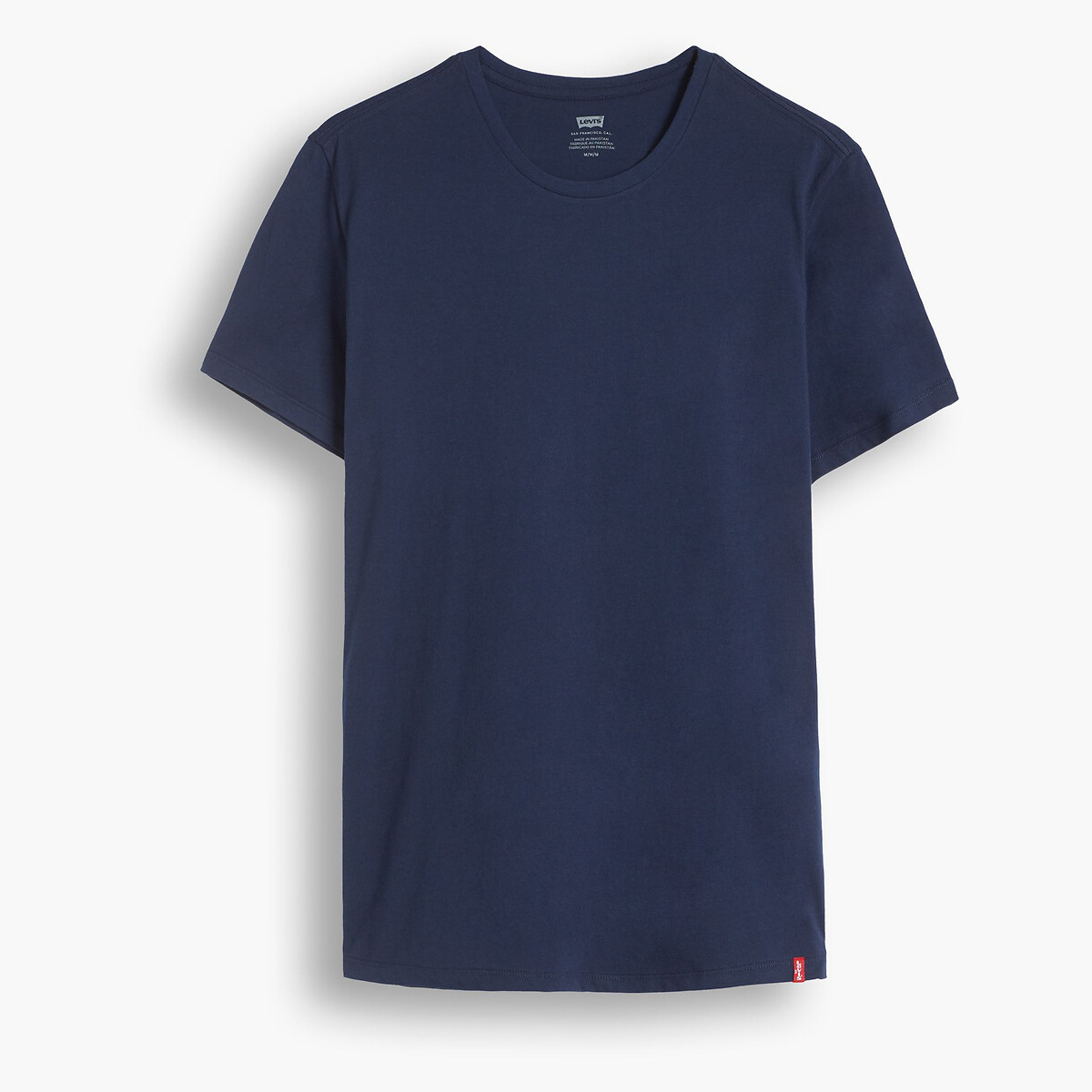 Lot de 2 tee-shirts col rond Levi's® en coton bleu marine et blanc | Rue  Des Hommes