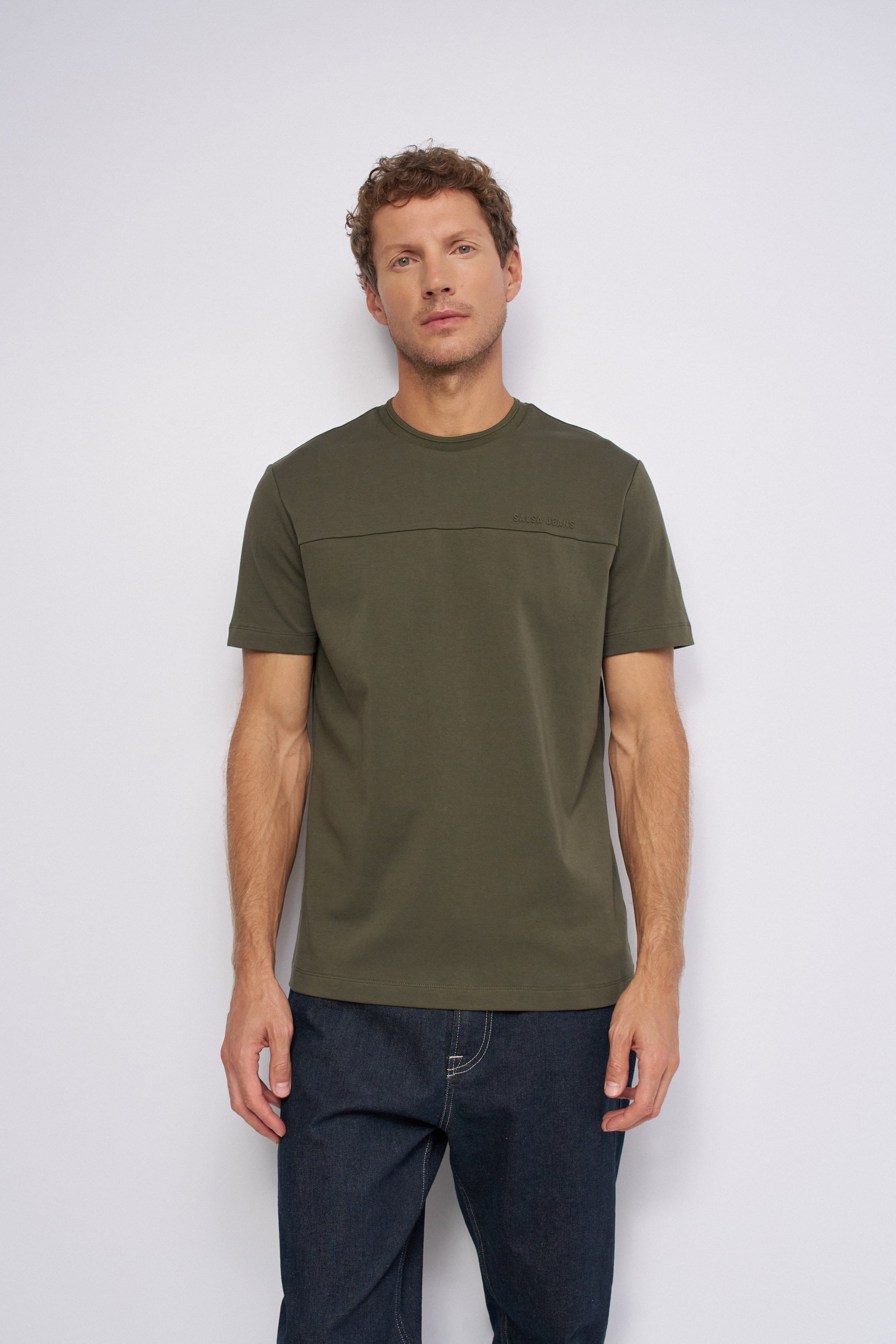 T-SHIRT AVEC BRANDING, SALSA JEANS