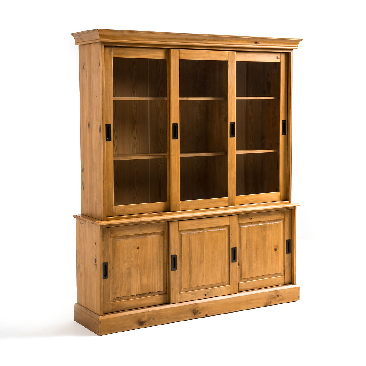 Product photograph of Authentic Style Solid Pine 6-door Sideboard Dresser from La Redoute UK