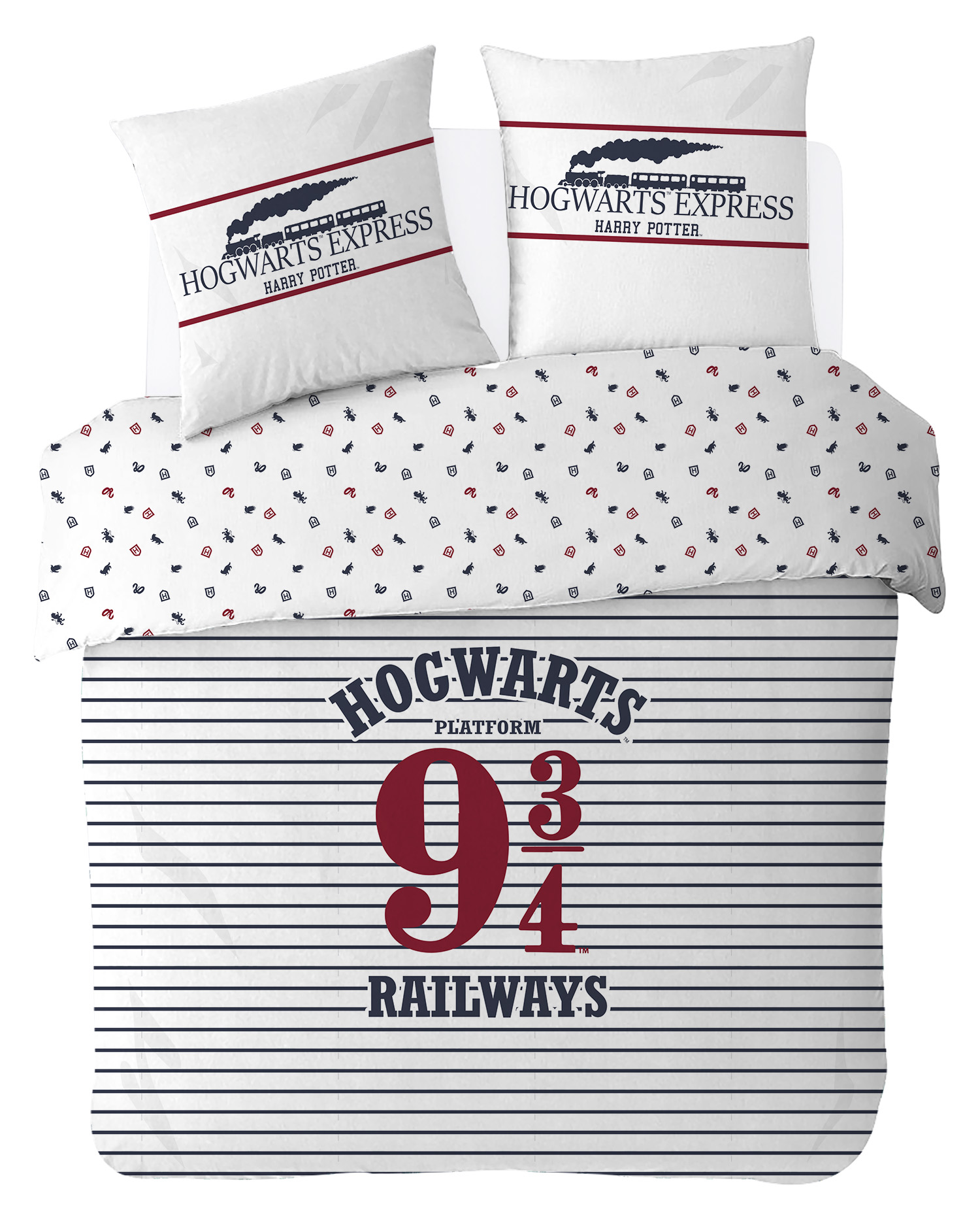 Parure de lit coton, HARRY POTTER HOGWARTS EXPRESS, HARRY POTTER