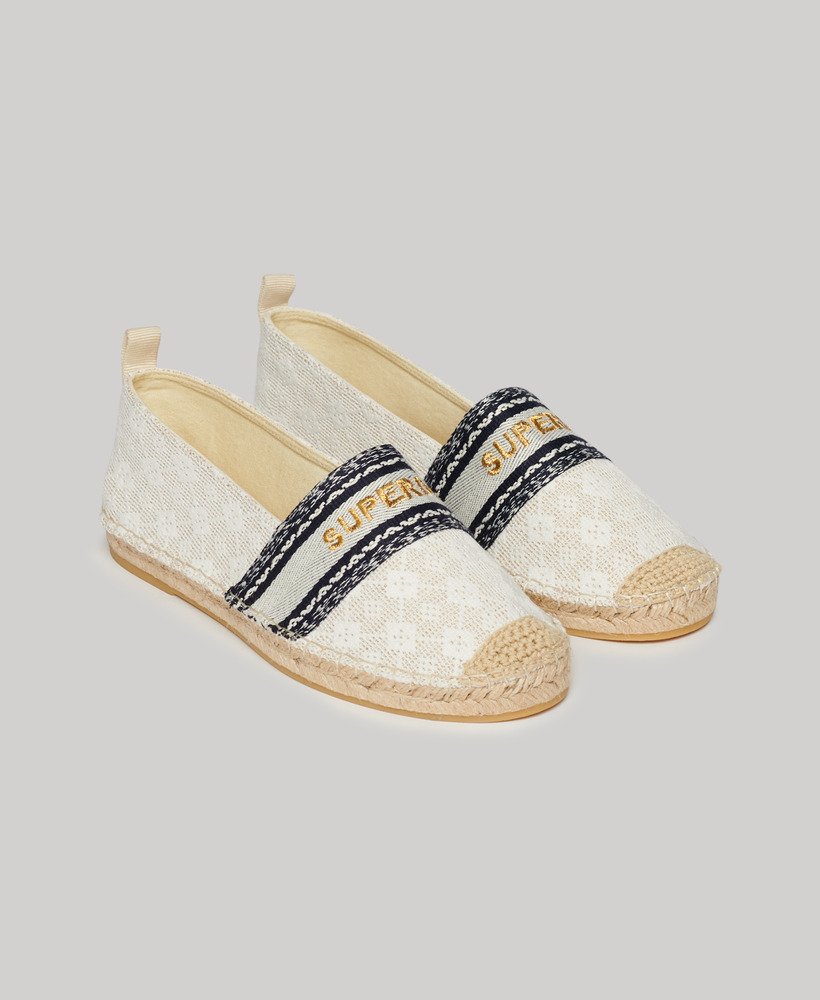 Espadrilles en toile avec empiècement, SUPERDRY