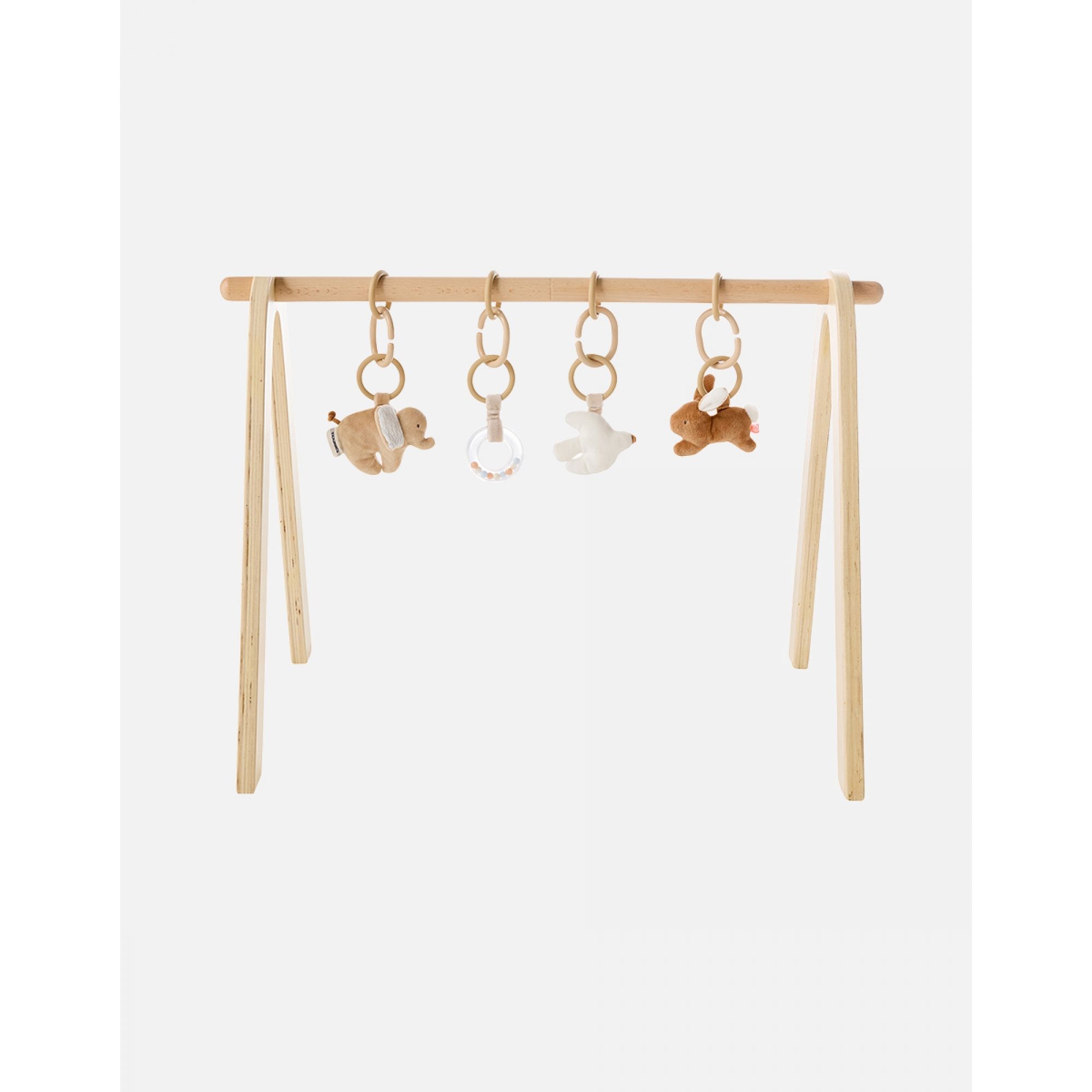 Arche d'éveil en bois + set de jouets d'activités Bali, Moka & Snow, NOUKIE'S