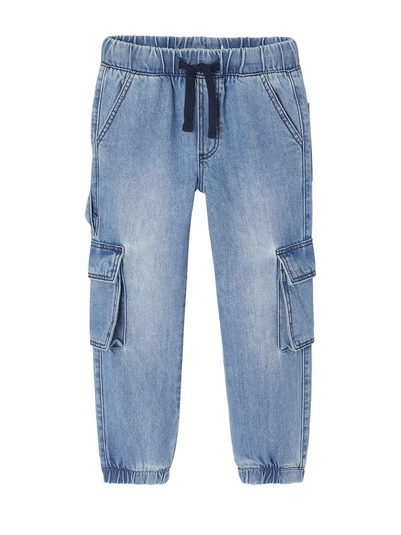 Pantalon denim loose battle, VERTBAUDET