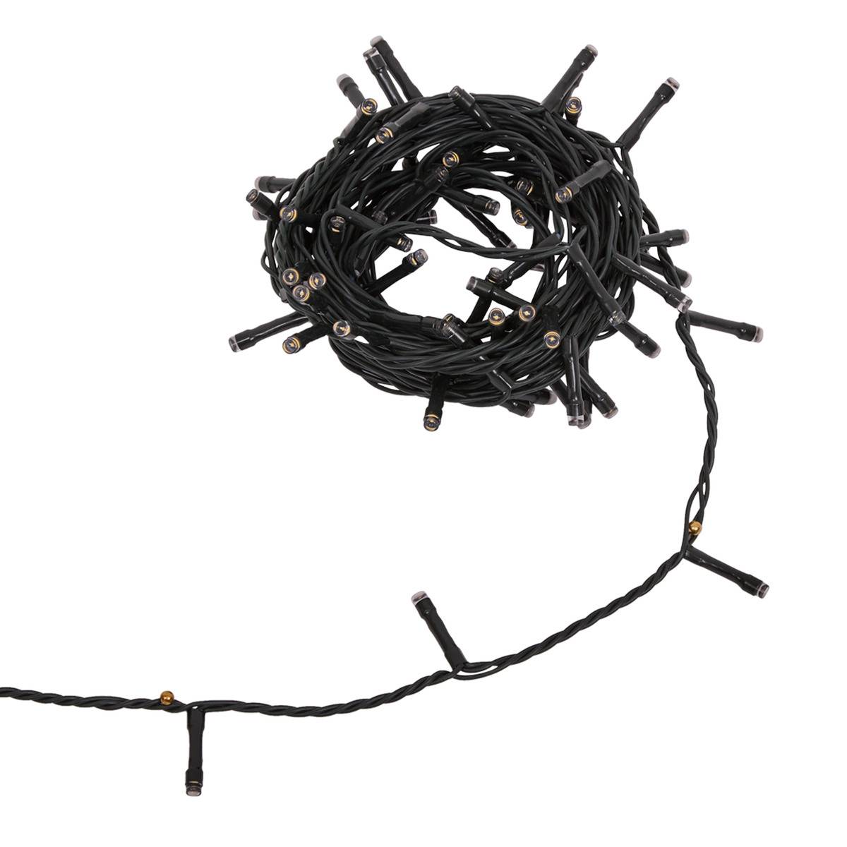 Guirlande lumineuse extérieure 80 LED 8 fonctions long 6 m, FEERIC LIGHTS & CHRISTMAS