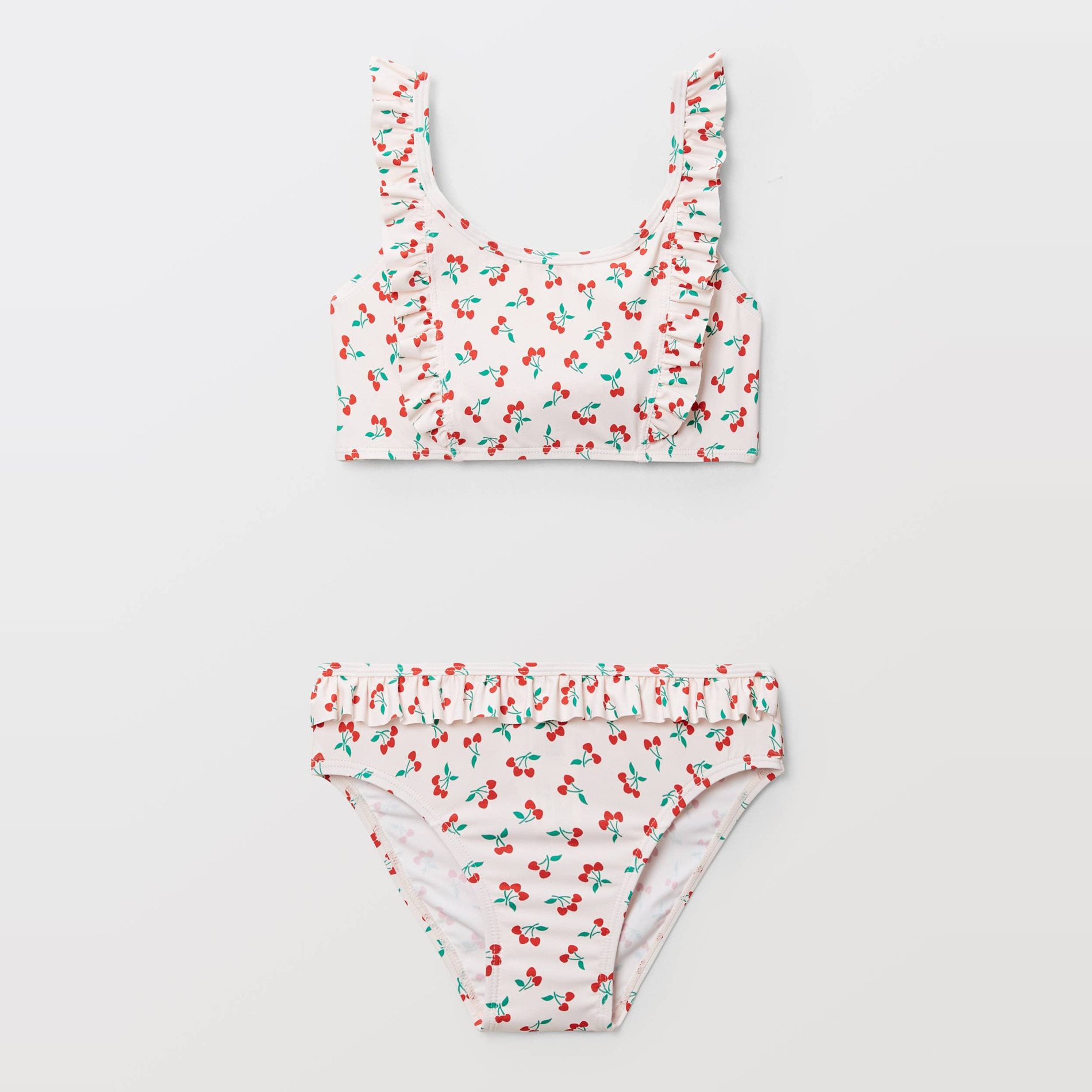 Maillot de bain 2 pièces imprimé, MONOPRIX