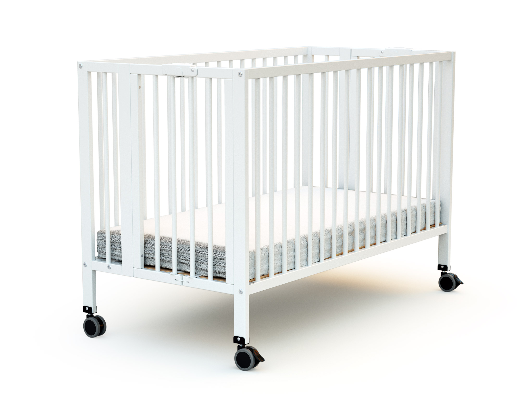Folding wooden baby bed FLOW, AT4