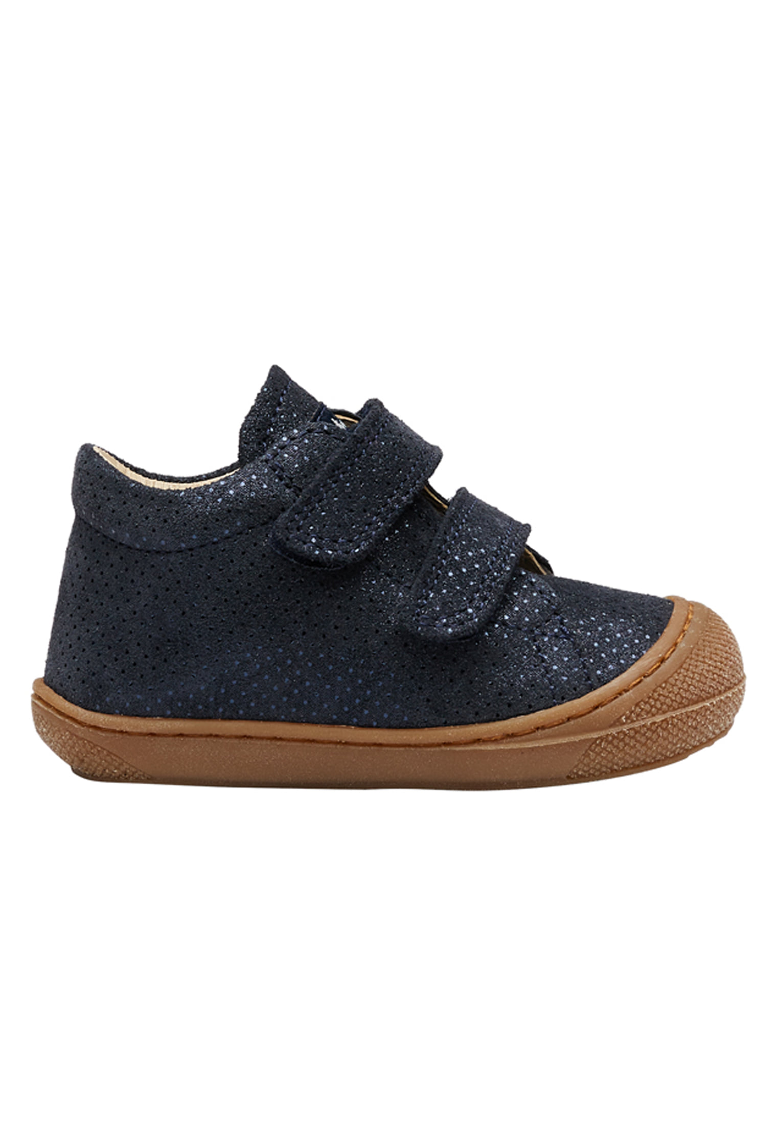 Chaussons premiers pas en suède pailleté COCOON VL, NATURINO