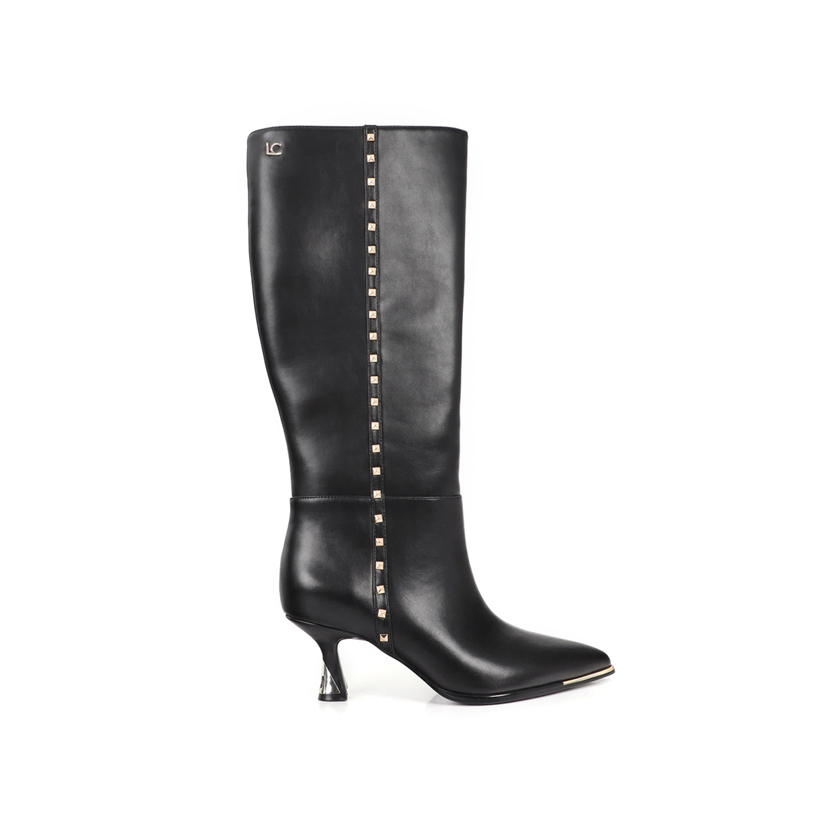 Bottes à talons avec clous décoratifs, LOLA CASADEMUNT