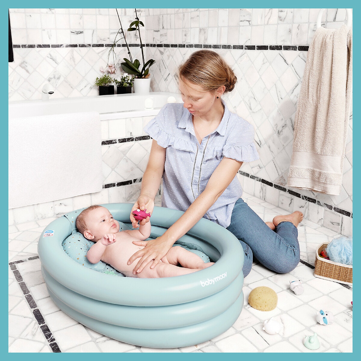 Baignoire gonflable pour bébé • Moment Cocooning