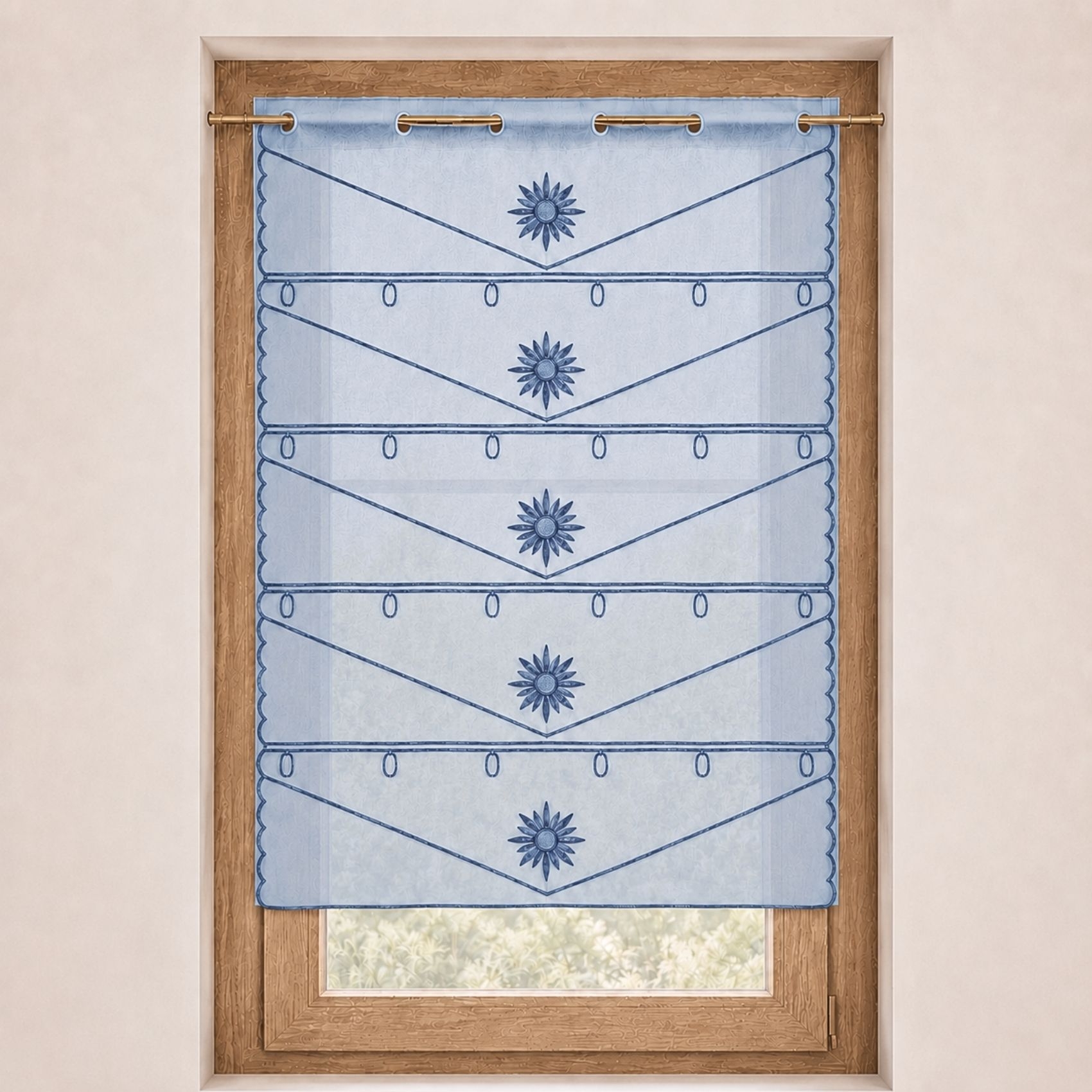 Modulable brodé à motifs de soleils, HOME MAISON