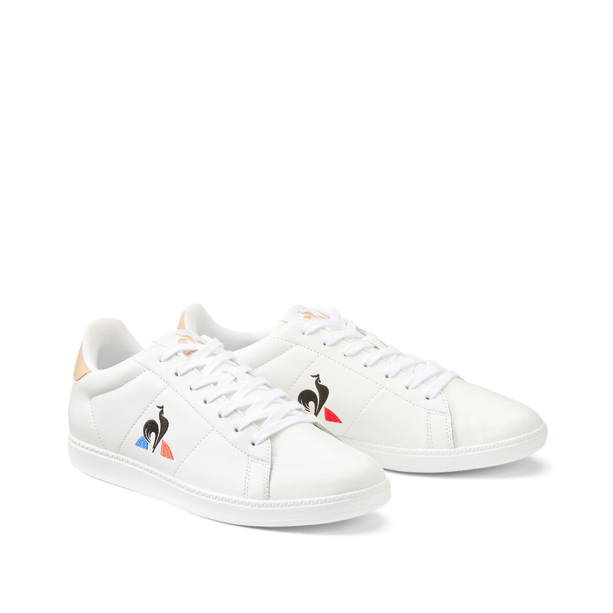 Courtset 2 Leather Trainers White Le Coq Sportif La Redoute Courtset 2 Leather Trainers White Le Coq Sportif La Redoute