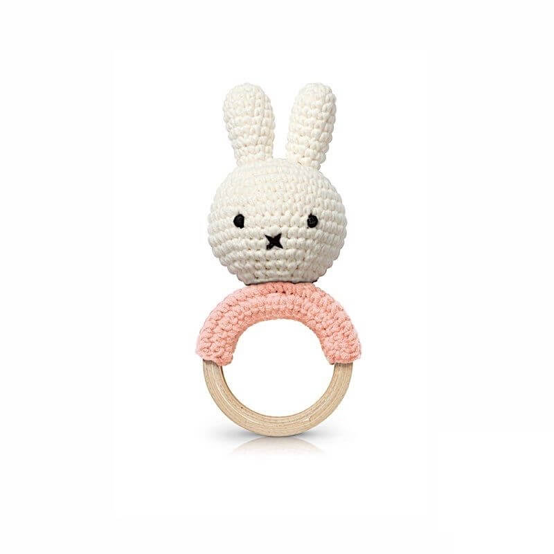Hochet anneau de dentition Miffy, JUST DUTCH