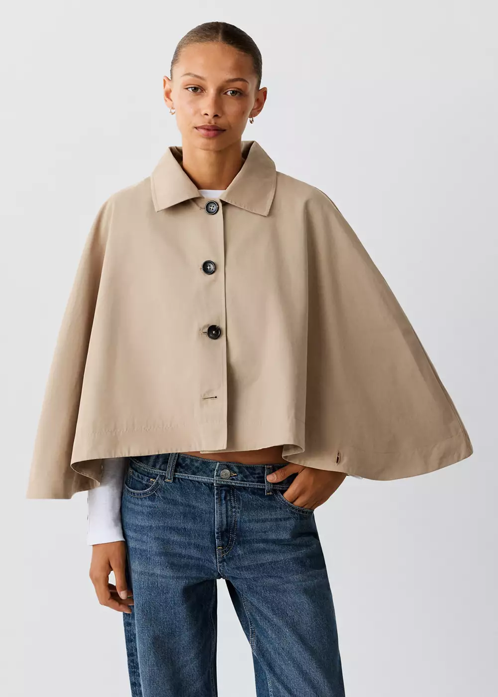 Trench cape boutons, MANGO TEEN
