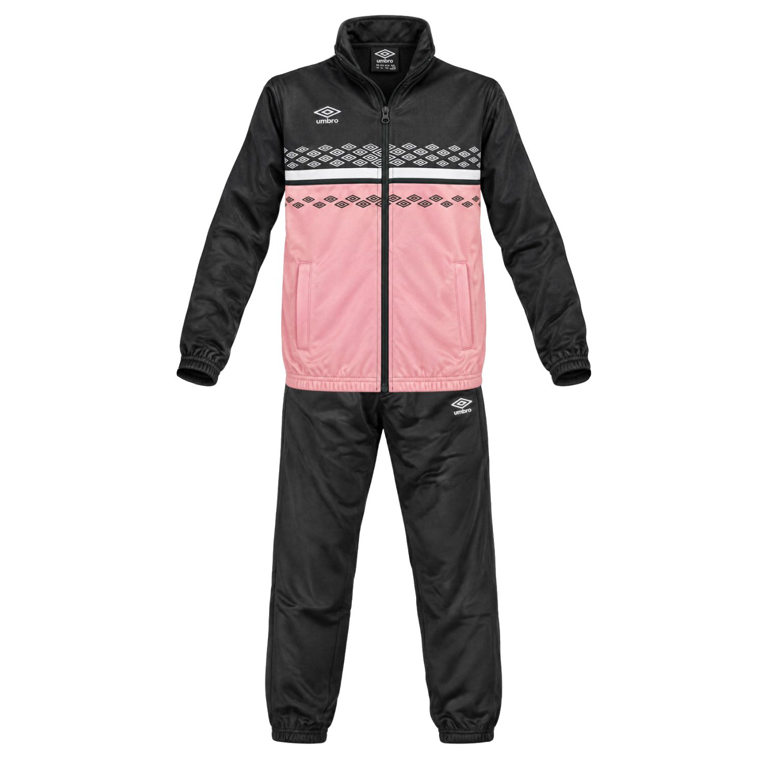 Ensemble de survêtement junior bicolore veste zippé et pantalon, UMBRO