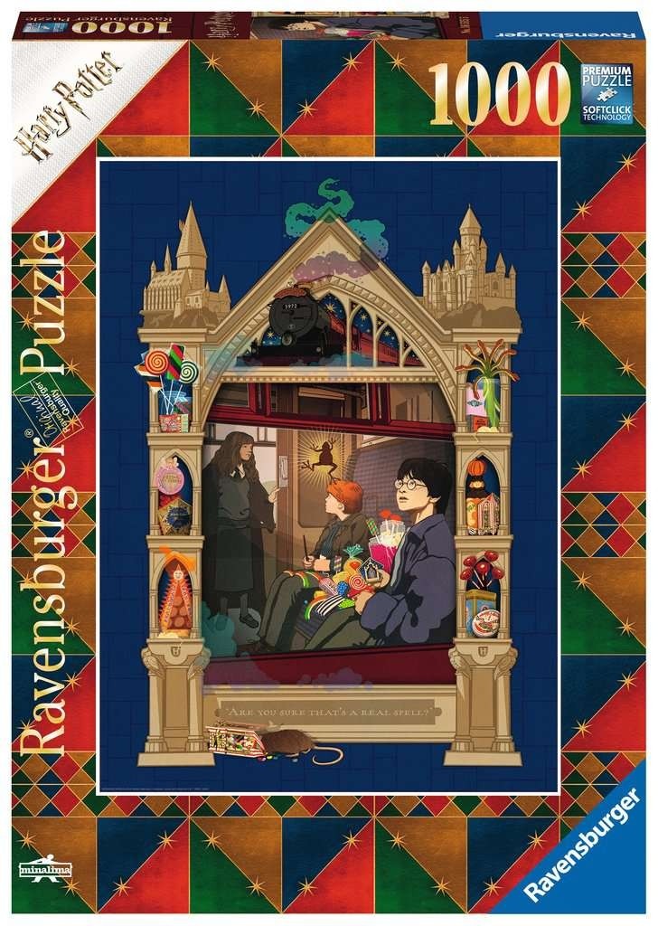 Puzzle - Ravensburger - Harry Potter En Route Vers Poudlard - 1000 Pièces, RAVENSBURGER