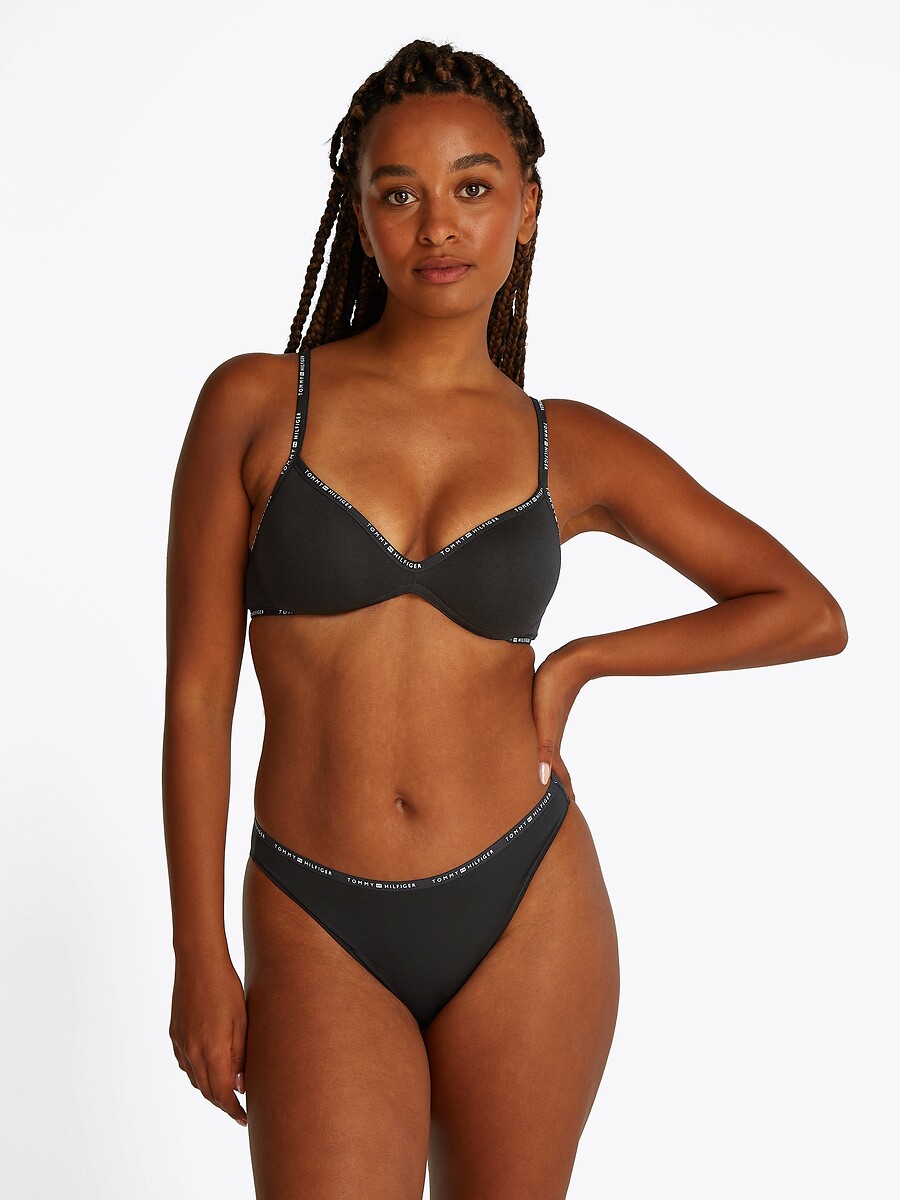 Pack of 3 Tangas in Microfibre, TOMMY HILFIGER