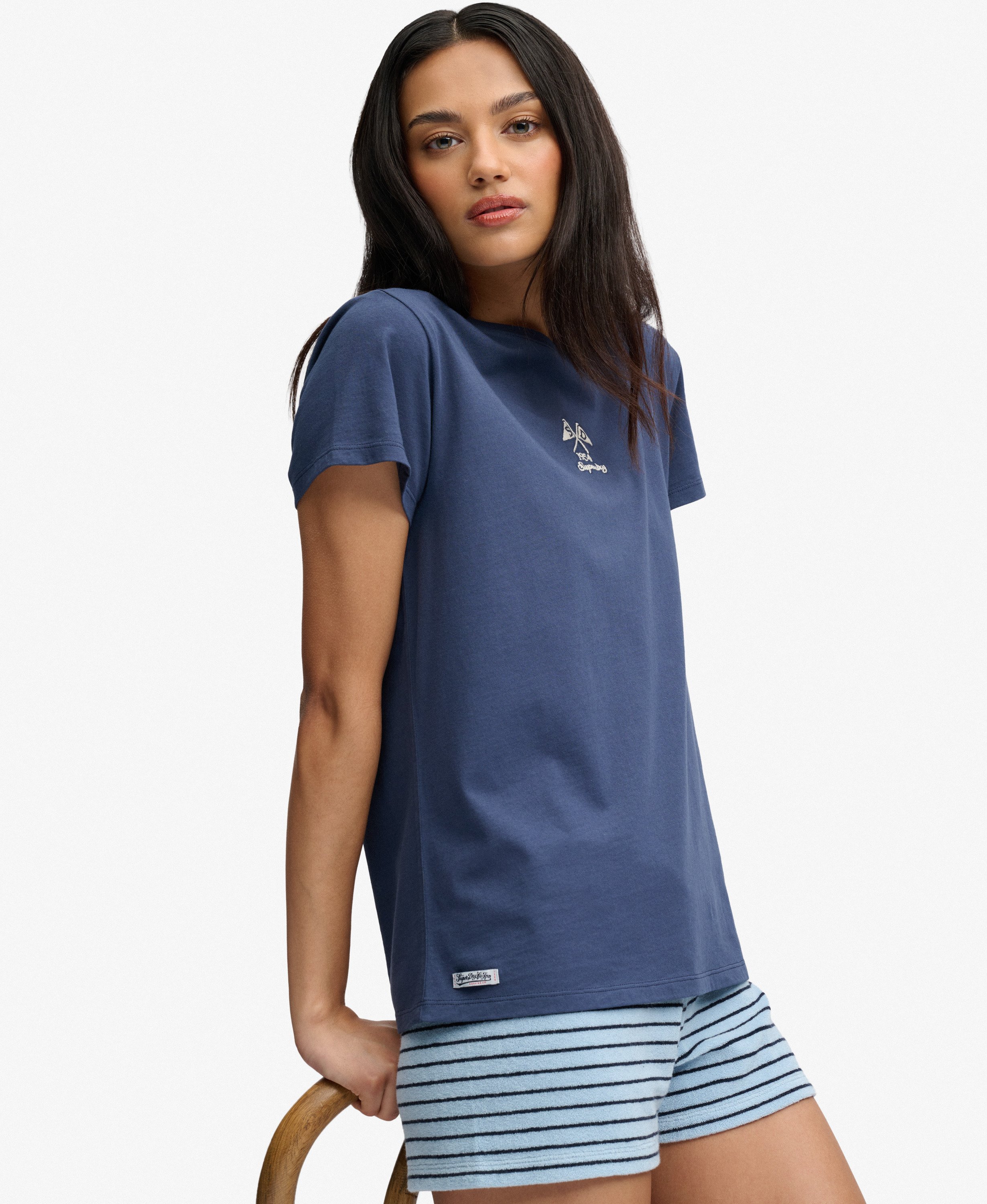 T-shirt Nautical Motif Heritage Coupe Ajustée, SUPERDRY