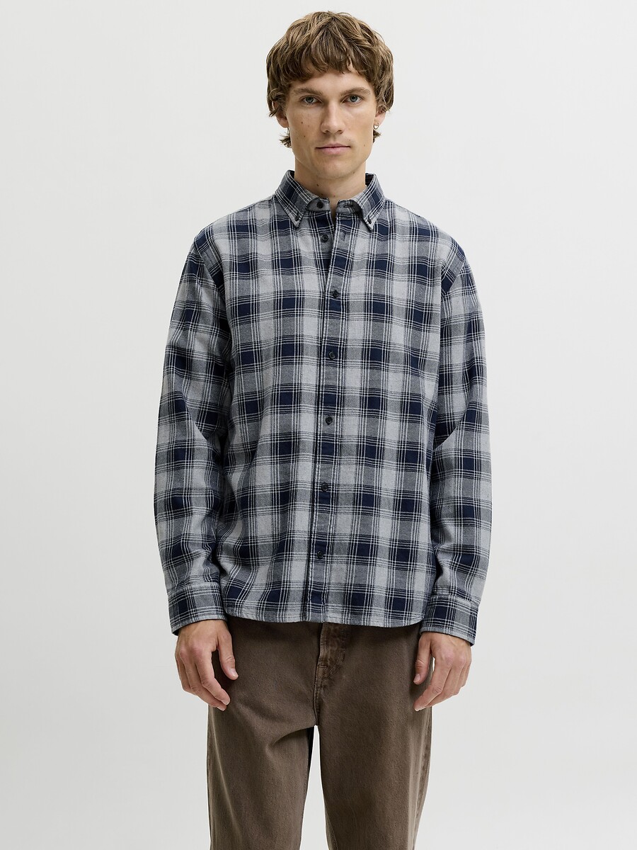 Geruit hemd met lange mouwen, JACK & JONES