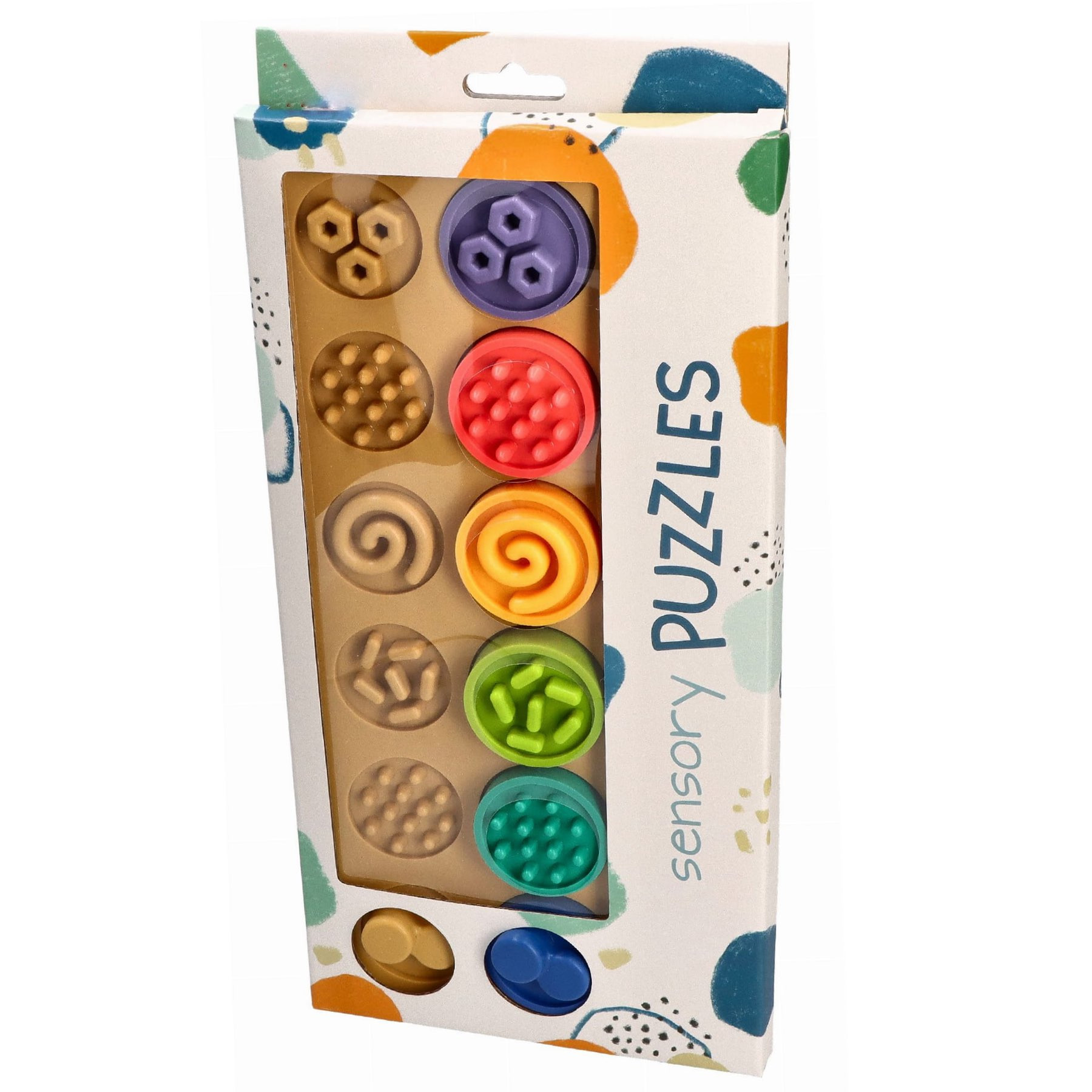 Puzzle sensoriel Montessori XL – Formes tactiles à associer SENSO, SEVIRA KIDS