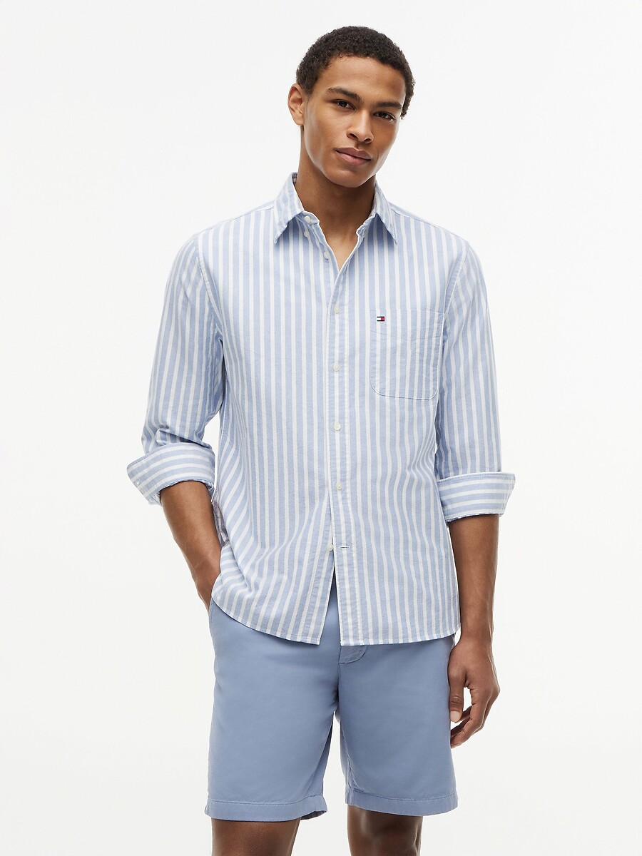 Chemise manches longues Oxford, TOMMY HILFIGER