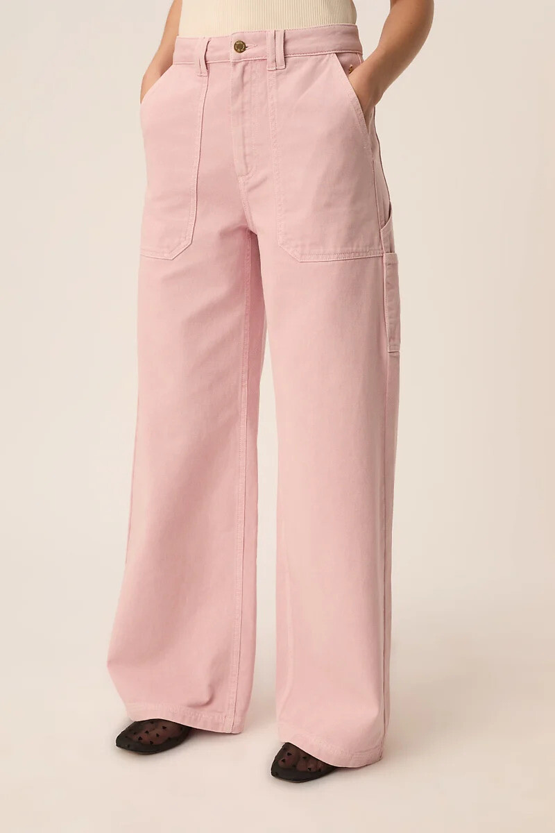 Luka Cotton Wide Leg Trousers, DES PETITS HAUTS