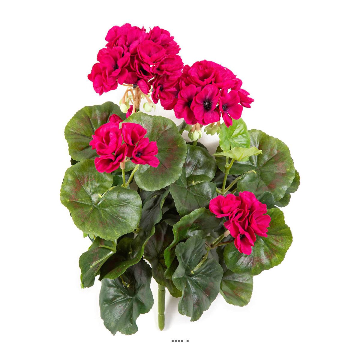 Géranium artificiel en piquet H 30 cm, ARTIFICIELLES