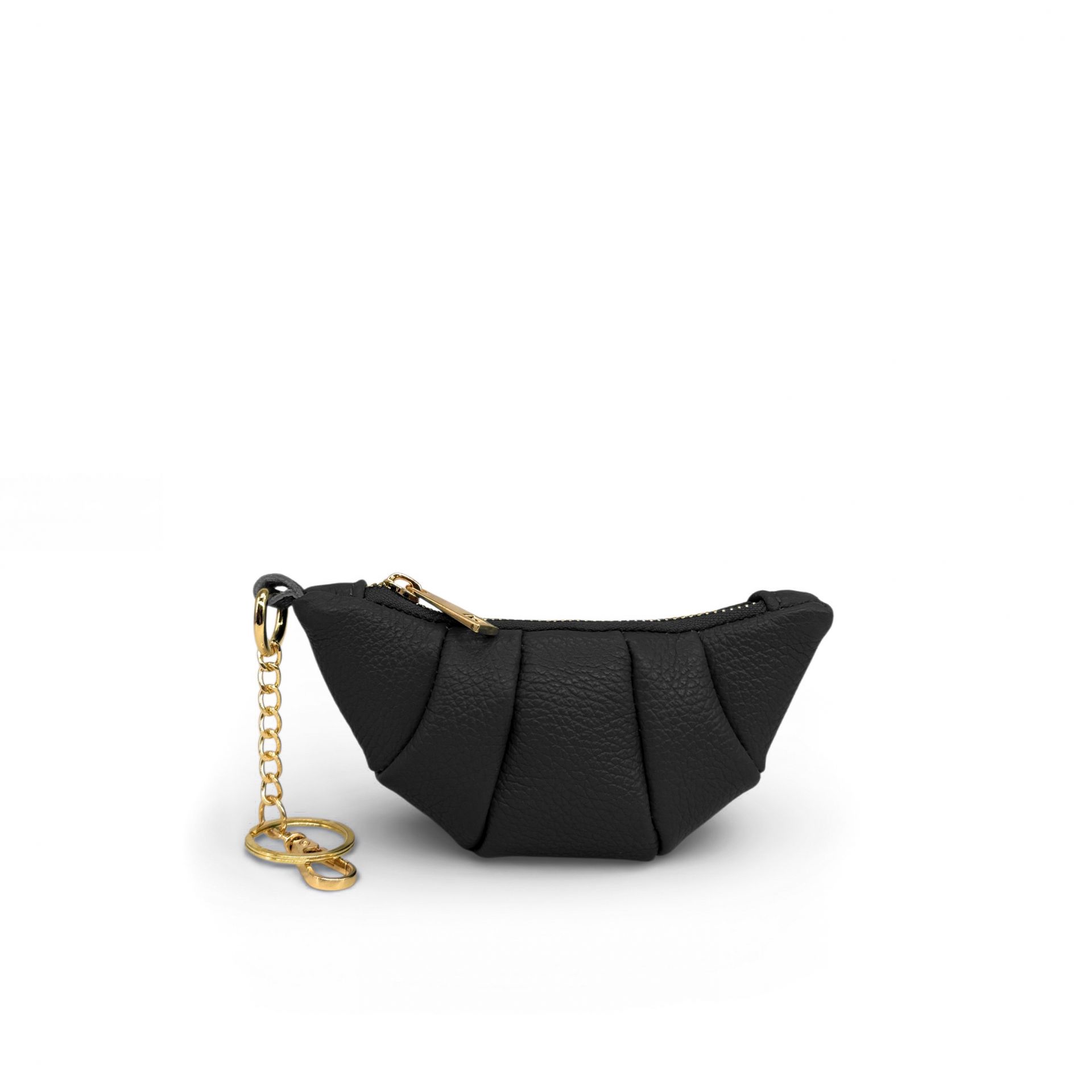 Porte-clés en cuir grainé CROISSANT, OH MY BAG