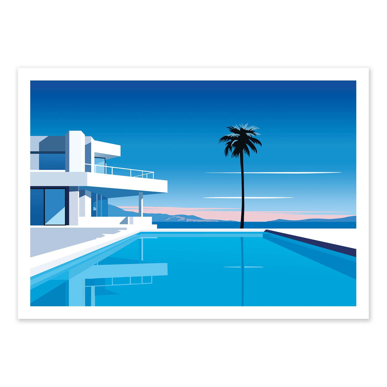 Affiche d'art - Swimming Pool - Vistas Studio, WALL EDITIONS