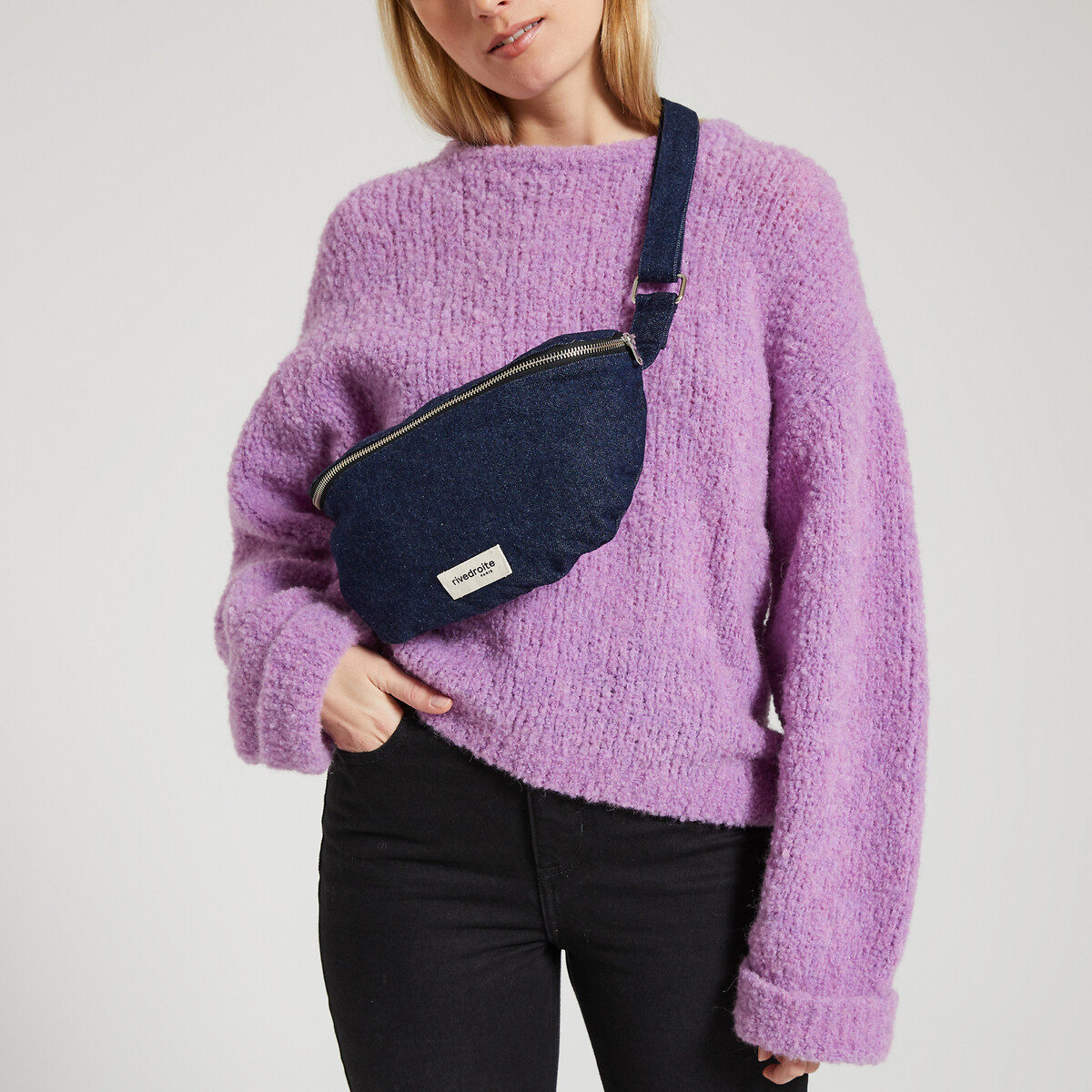 The Custine Zip-Up Bum Bag in Cotton Canvas