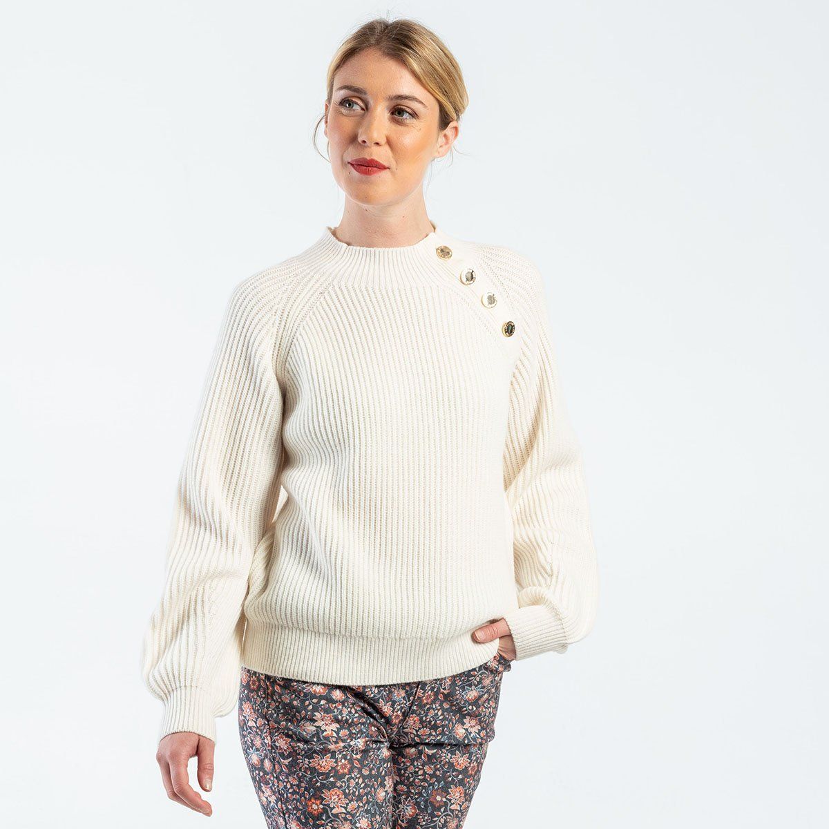 Pull femme laine online et acrylique