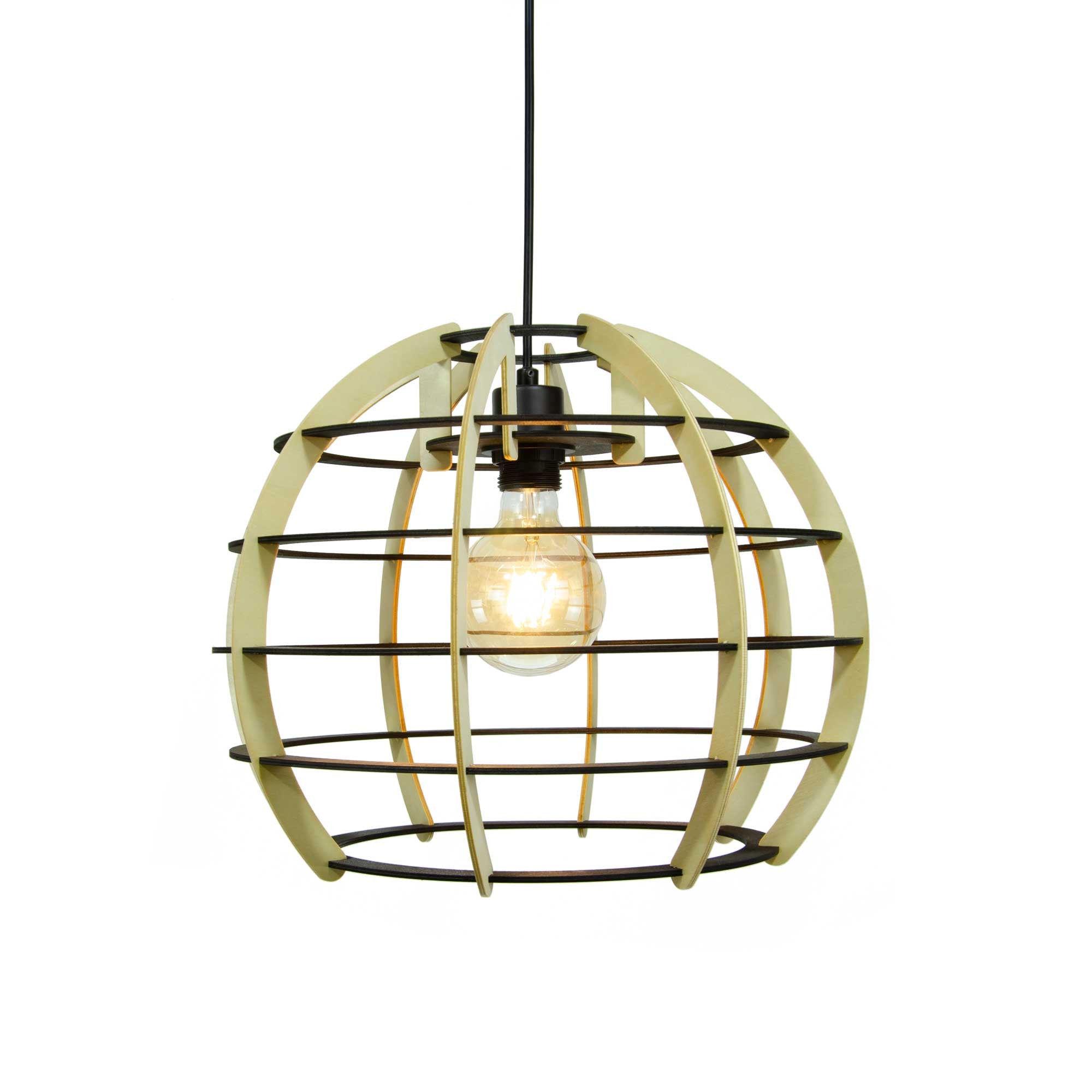Suspension en bois de peuplier, FITANE, C-CREATION