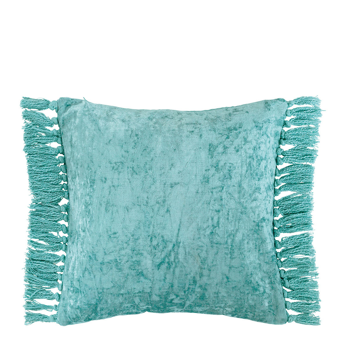 Housse de coussin PAULA en velours irisé, BLANC D’IVOIRE