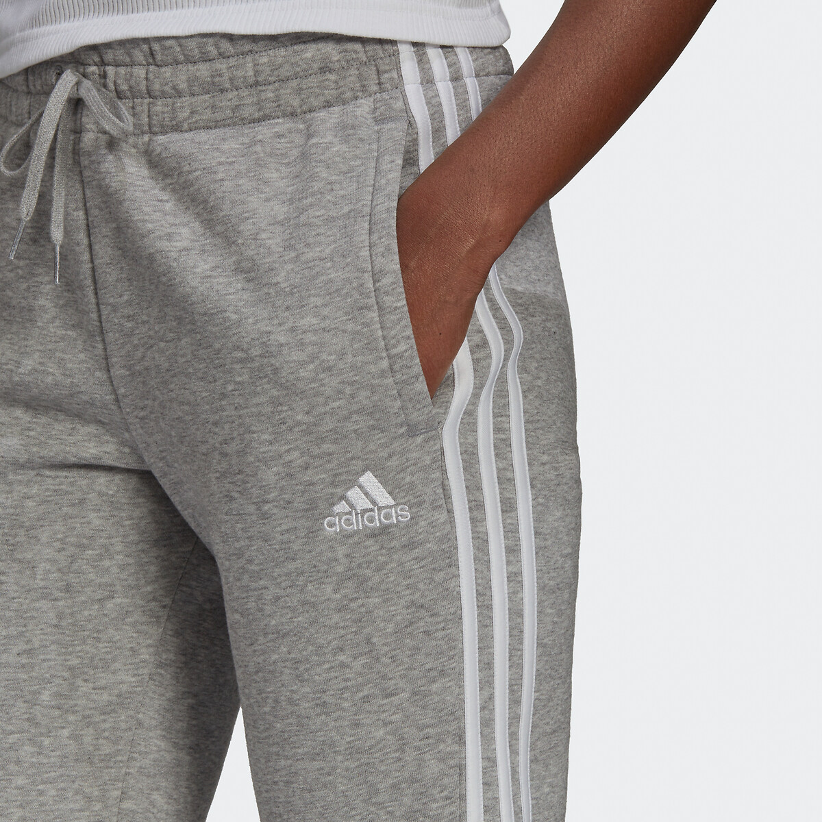 adidas heather grey joggers