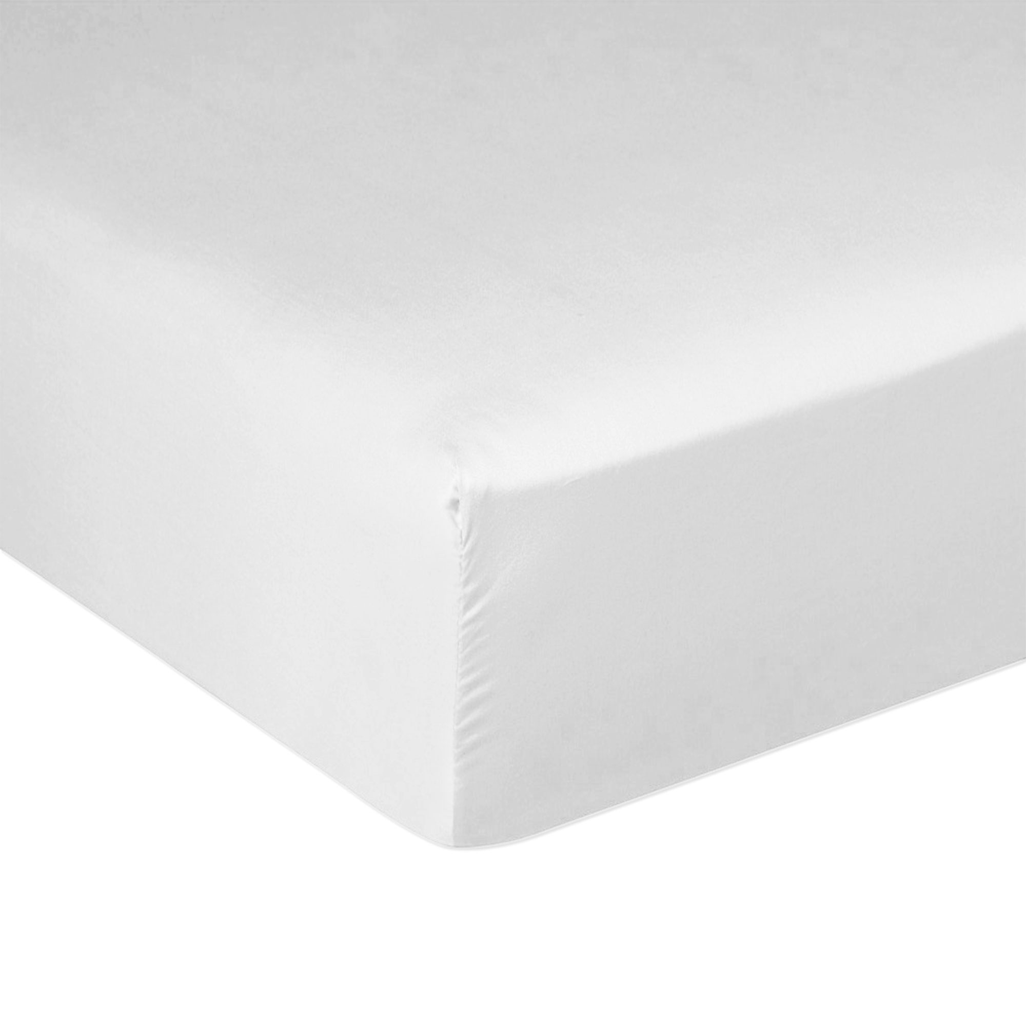 Drap housse en 100% Satin de Coton avec bonnet 30 cm, EDEN